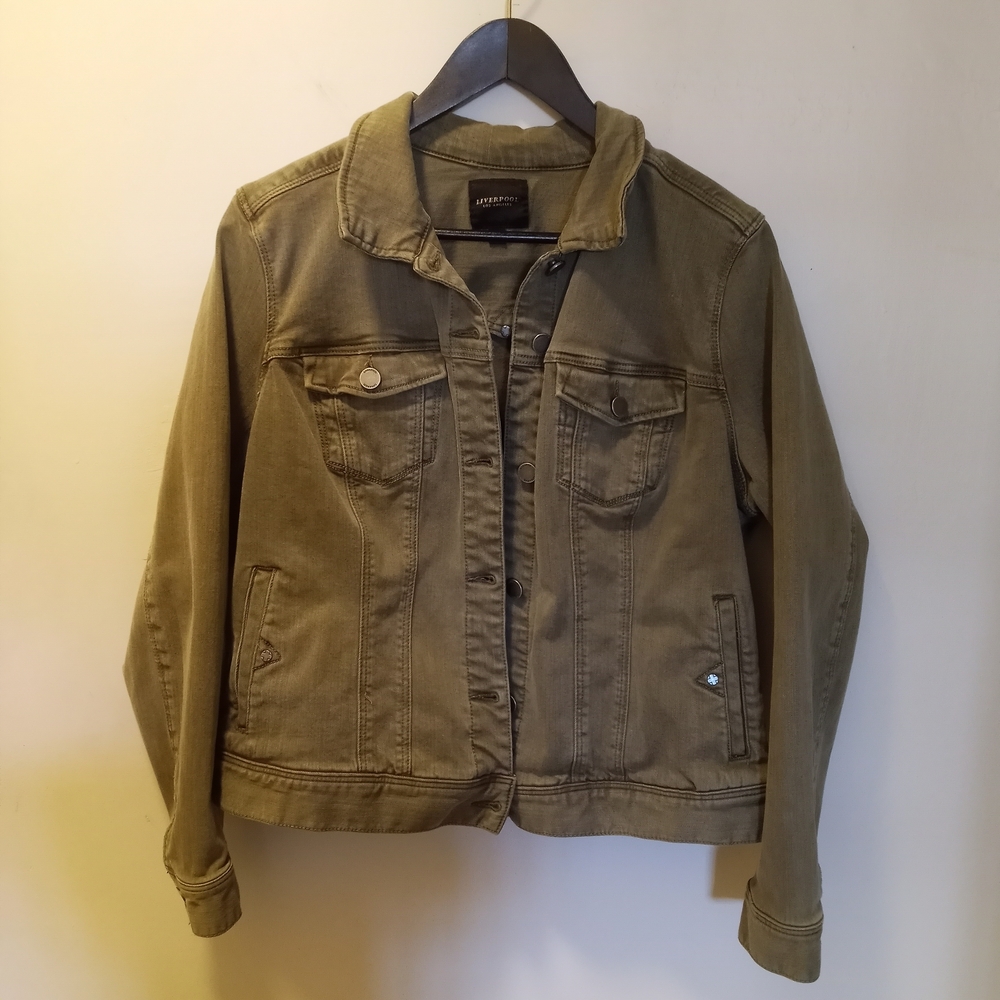 Universal Thread Olive Green Women's Denim Jacket
